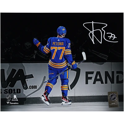 JJ Peterka Buffalo Sabres Autographed 8" x 10" 1st NHL Goal Celebration Photograph