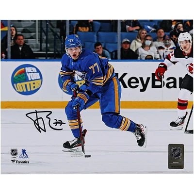 JJ Peterka Buffalo Sabres Autographed 8" x 10" NHL Debut Skating Photograph