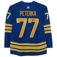 JJ Peterka Buffalo Sabres Autographed Blue Adidas Authentic Jersey