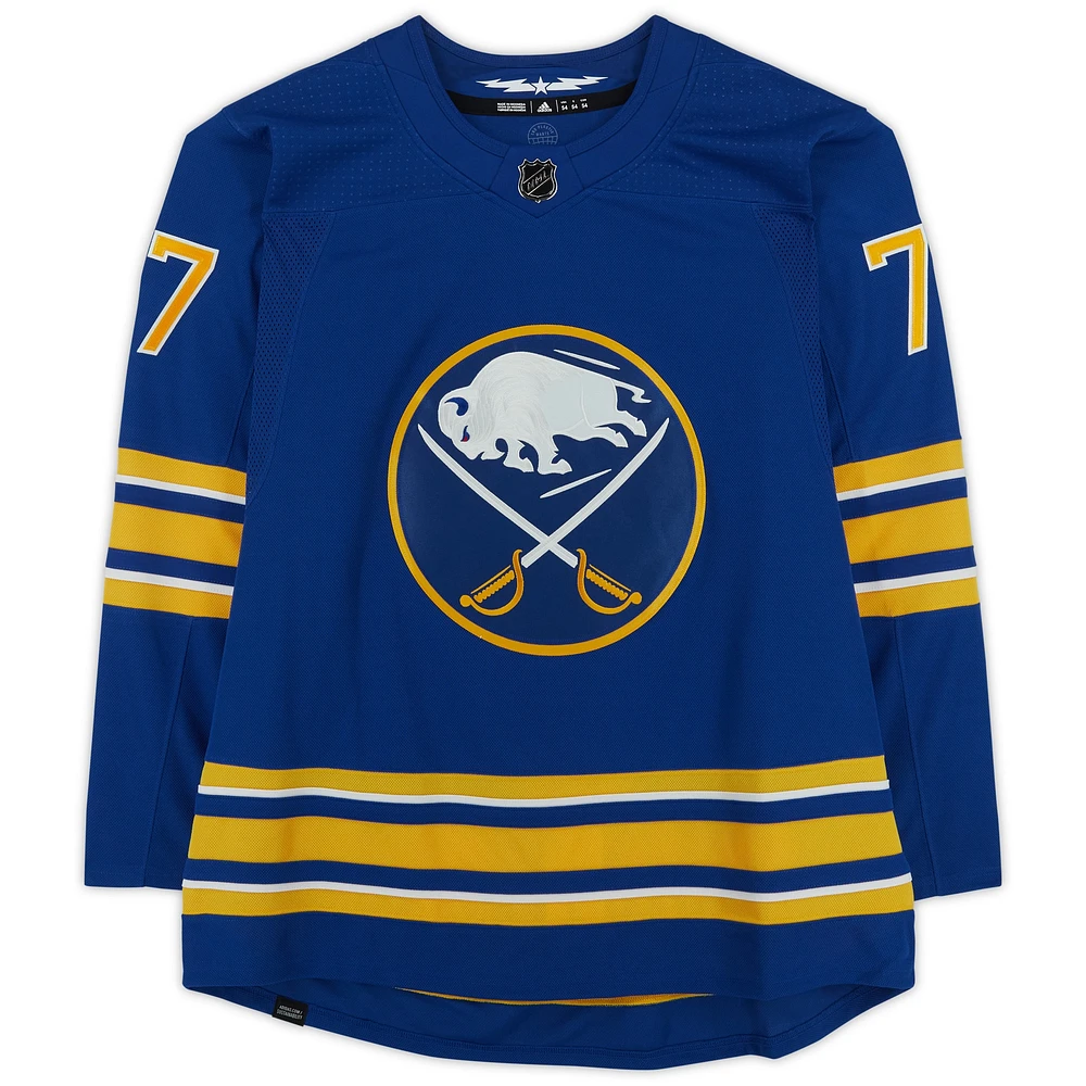JJ Peterka Buffalo Sabres Autographed Blue Adidas Authentic Jersey