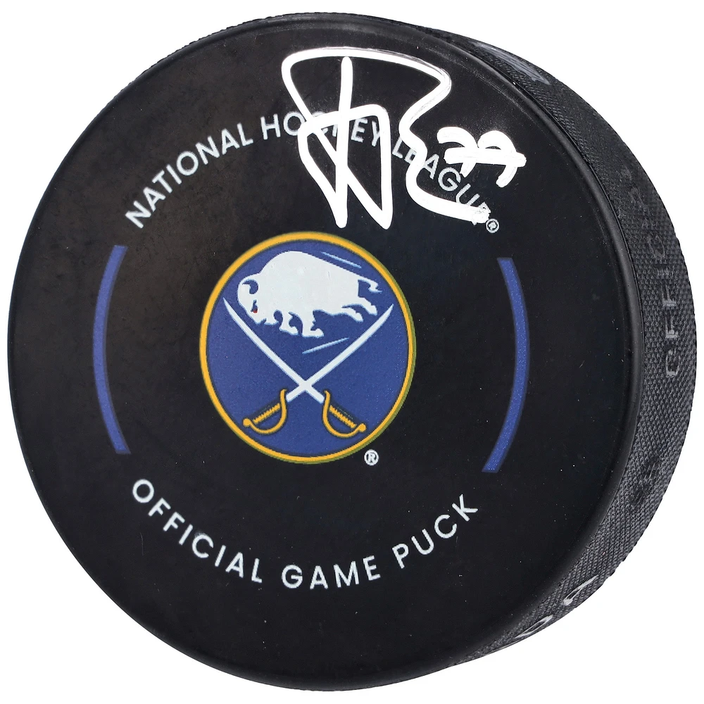 JJ Peterka Buffalo Sabres Autographed Official Game Puck