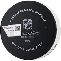 Jordan Greenway Buffalo Sabres Game-Used Goal Puck from November 7, 2024 vs. New York Rangers 