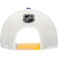 Men's Fanatics  Royal/White Buffalo Sabres Authentic Pro Draft Adjustable Trucker Hat
