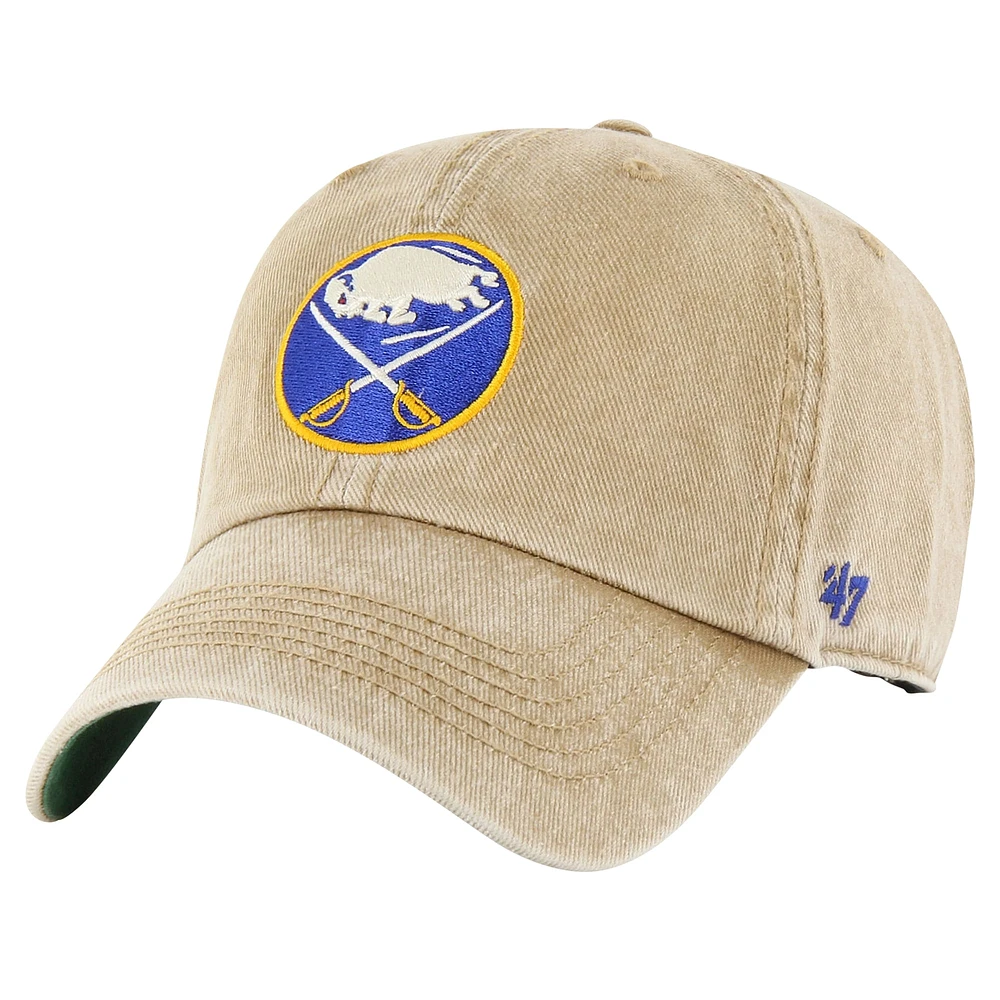 Men's '47 Khaki Buffalo Sabres  Earldor Clean Up Adjustable Hat