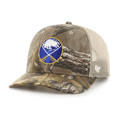 Casquette ajustable pour homme avec logo Realtree Camo Buffalo Sabres '47