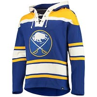 Men's '47 Royal Buffalo Sabres Superior Lacer Pullover Hoodie