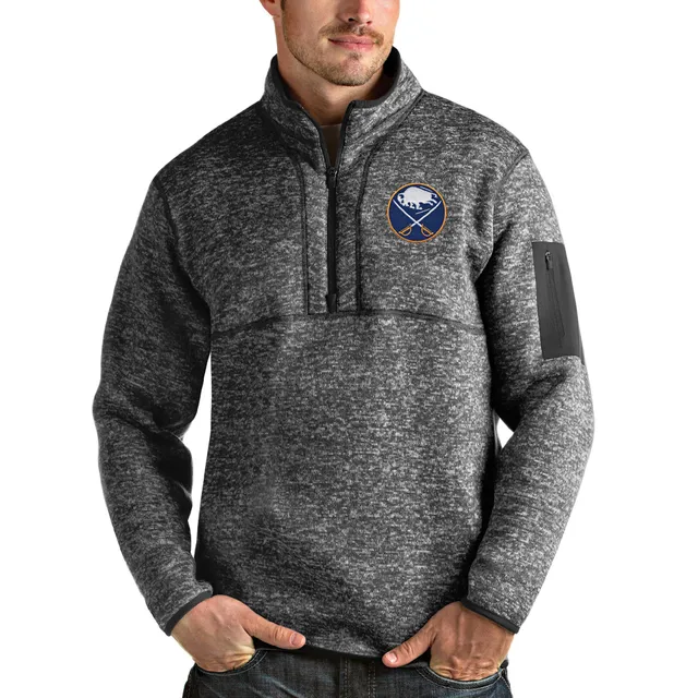 Men's Antigua Heathered Gray Dallas Cowboys Team Victory Full-Zip Hoodie Size: 4XL