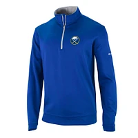 Veste Columbia Royal Buffalo Sabres Wickham Hills Omni-Wick Quarter-Zip pour hommes