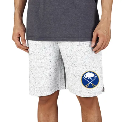 Buffalo Bills Concepts Sport Throttle Knit Jam Shorts - White/Charcoal