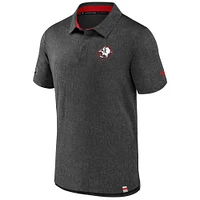Polo Authentic Pro Jacquard Fanatics pour homme, noir, Buffalo Sabres