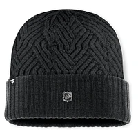 Men's Fanatics Black Buffalo Sabres Authentic Pro Road Cuffed Knit Hat