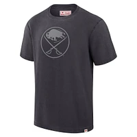 T-shirt Fanatics pour hommes fabriqué au Canada avec les Sabres de Buffalo noirs