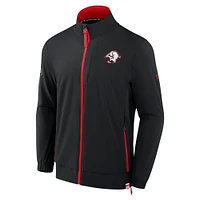 Men's Fanatics Black Buffalo Sabres Woven Rink Full-Zip Jacket