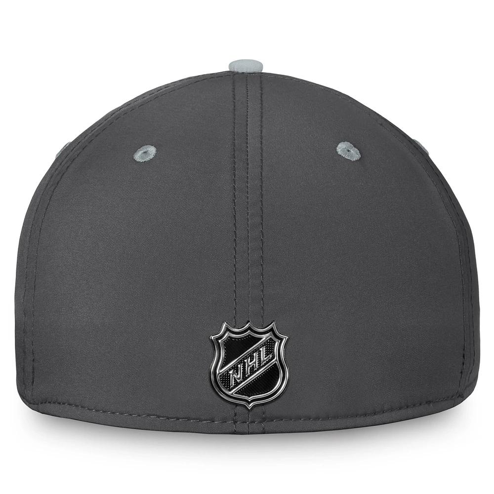 Casquette Flex authentique Pro Training Camp de Buffalo Sabres Fanatics pour homme, couleur anthracite