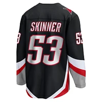 Men's Fanatics Jeff Skinner Black Buffalo Sabres Alternate Premier Breakaway Player Jersey