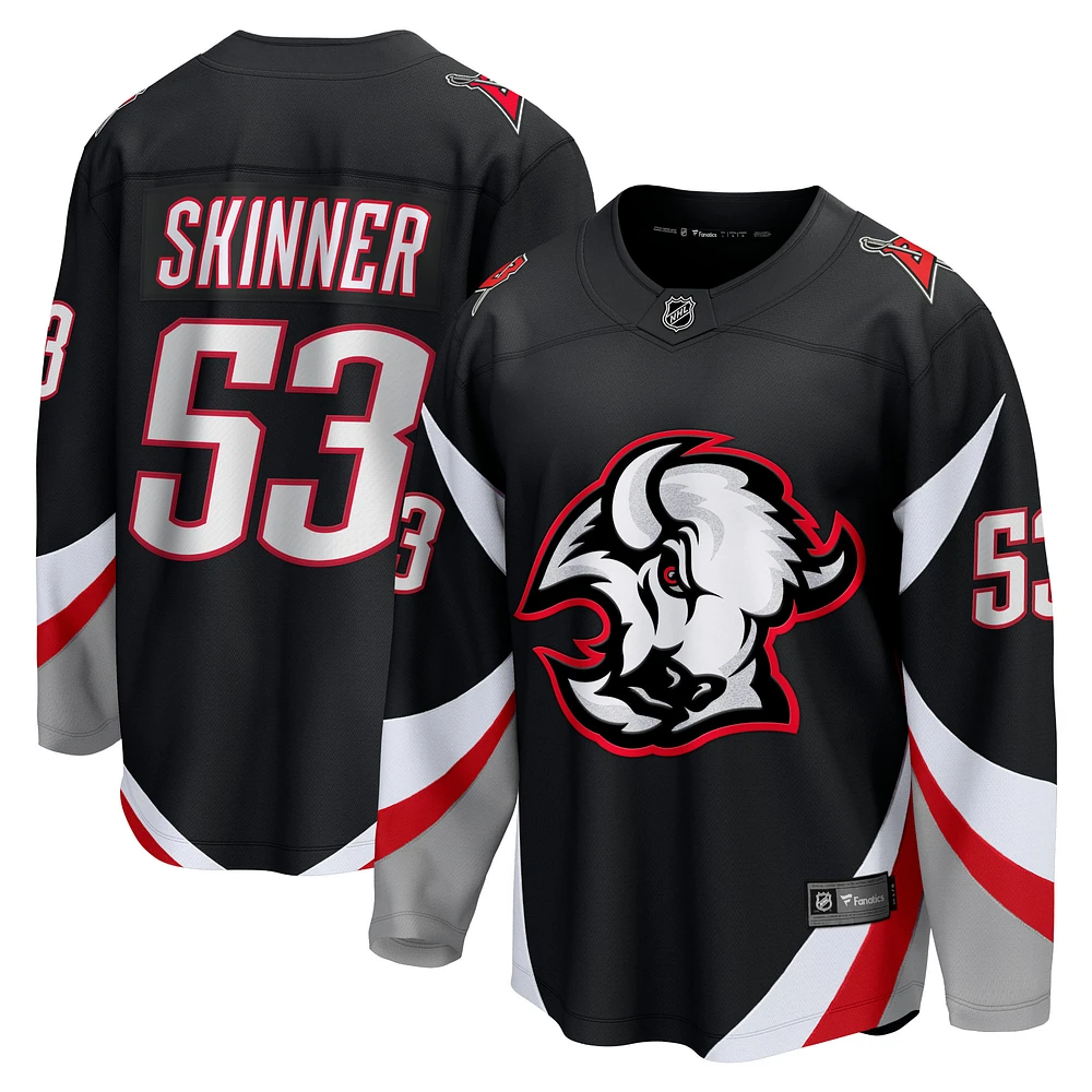 Men's Fanatics Jeff Skinner Black Buffalo Sabres Alternate Premier Breakaway Player Jersey