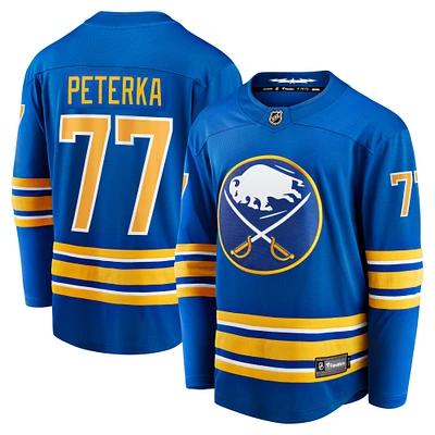 Men's Fanatics JJ Peterka Royal Buffalo Sabres Home Breakaway Jersey