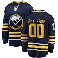 Men's Fanatics Navy Buffalo Sabres Premier Breakaway - Custom Jersey