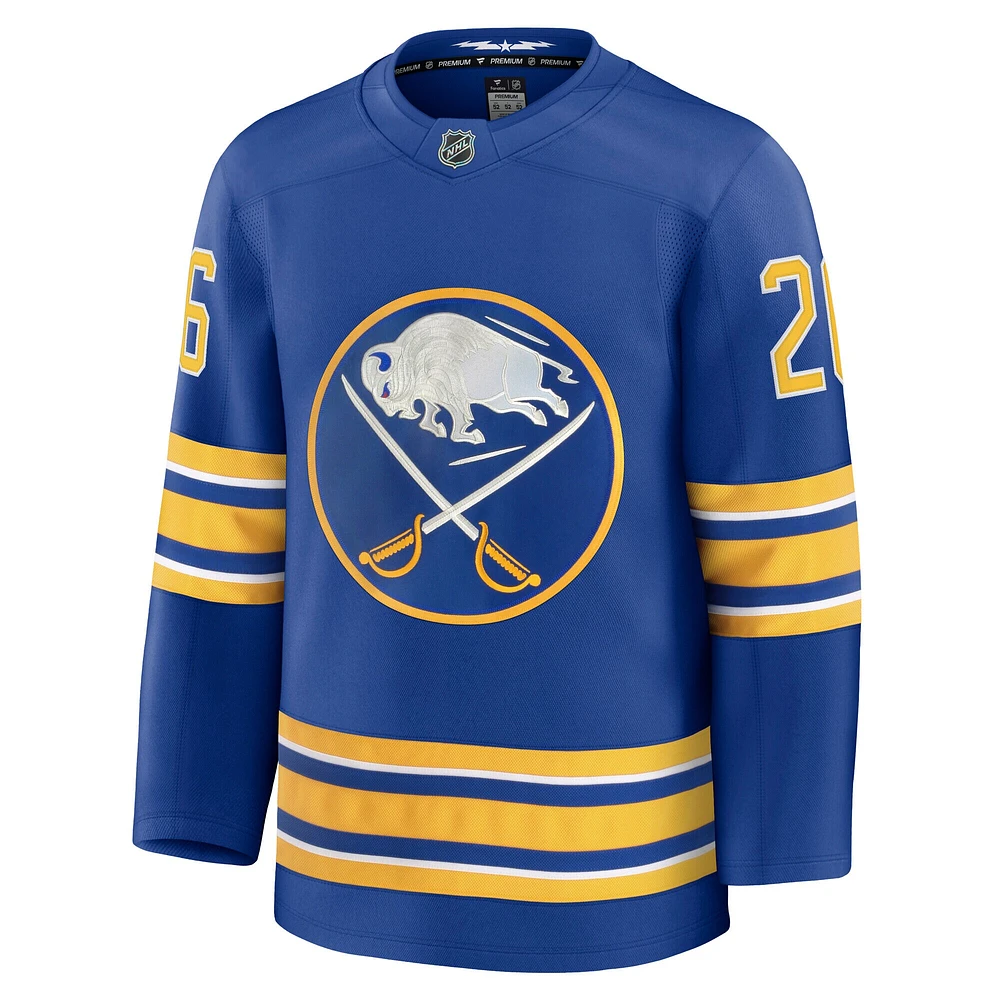 Maillot à domicile Premium Rasmus Dahlin Royal Buffalo Sabres Fanatics pour hommes