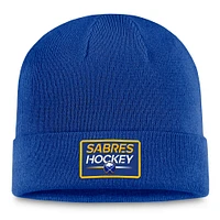 Men's Fanatics  Royal Buffalo Sabres Authentic Pro Cuffed Knit Hat