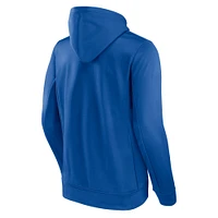 Men's Fanatics Royal Buffalo Sabres Authentic Pro Fleece Pullover Hoodie