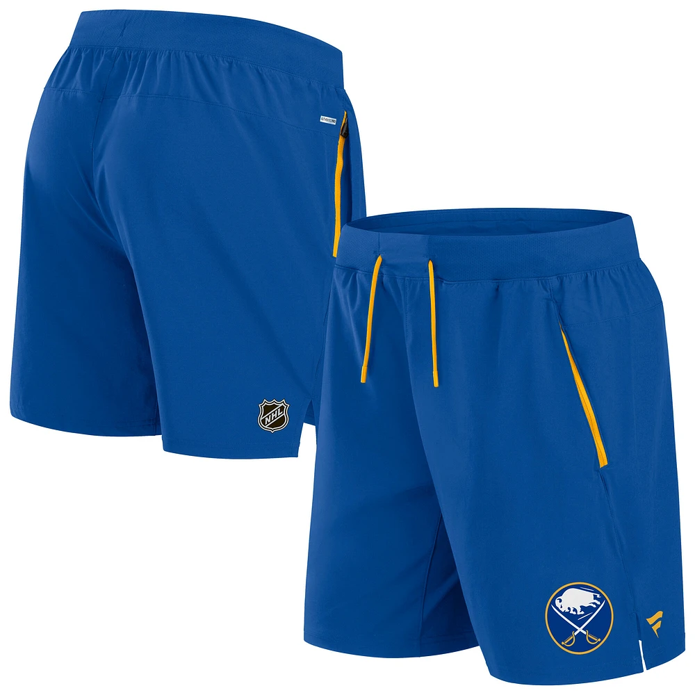 Short de performance authentique Pro Rink Fanatics Royal Buffalo Sabres pour hommes