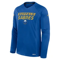 Men's Fanatics Royal Buffalo Sabres Authentic Pro Rink Tech Long Sleeve T-Shirt