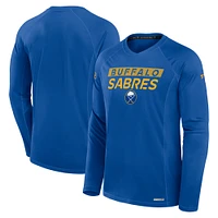 T-shirt à manches longues authentique Pro Rink Tech des Royal Buffalo Sabres de Fanatics pour hommes