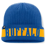 Bonnet en tricot à revers pour homme Fanatics Royal Buffalo Sabres Blueliner