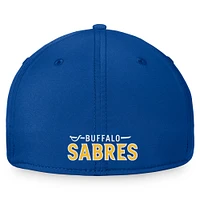 Casquette flexible avec logo principal Fanatics Royal Buffalo Sabres pour hommes
