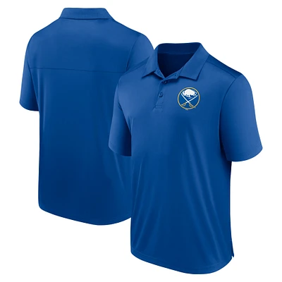 Polo à bloc latéral gauche des Royal Buffalo Sabres de marque Fanatics pour hommes