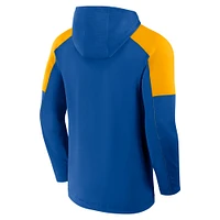 Men's Fanatics Royal Buffalo Sabres Meta Game Transitional Pullover Hoodie