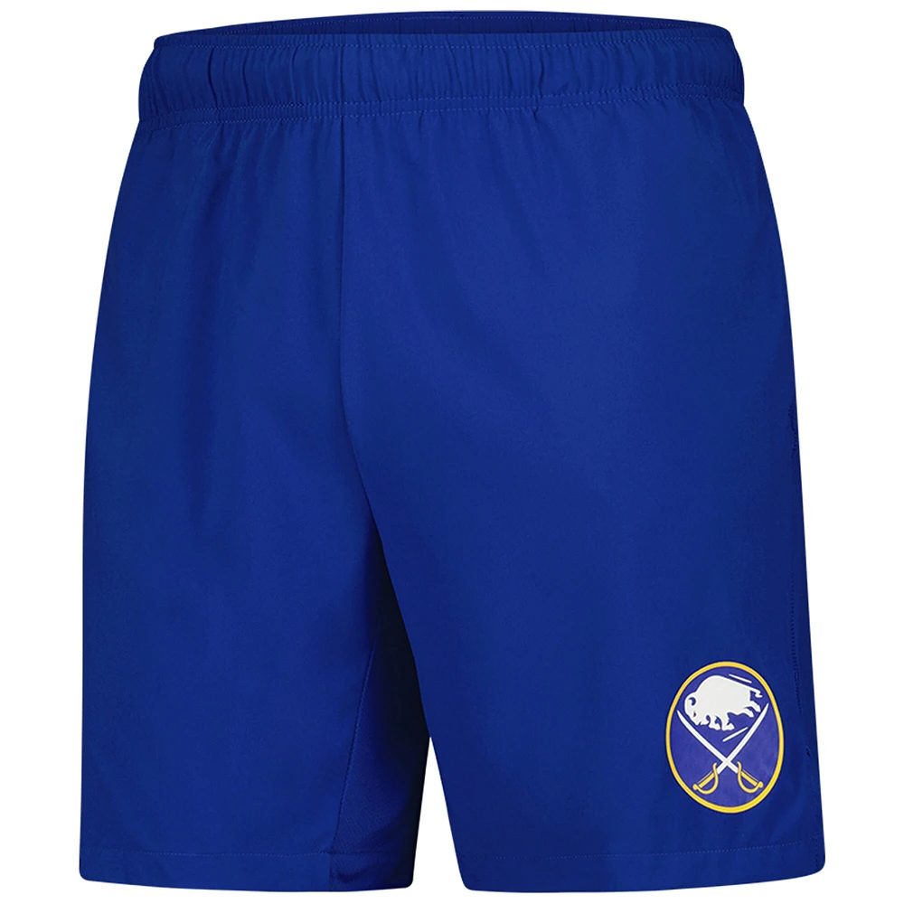 Short d'entraînement technique Fanatics Royal Buffalo Sabres pour hommes