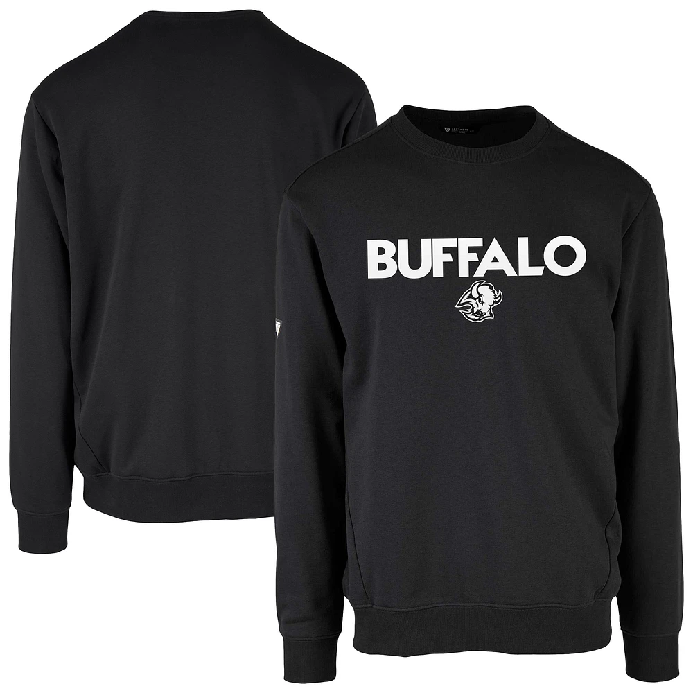 Men's Levelwear Black Buffalo Sabres Zane City Capsule Pullover Sweatshirt