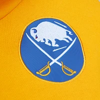 Chandail à capuchon d'entraîneur-chef des Sabres de Buffalo Royal/Or Mitchell & Ness pour hommes