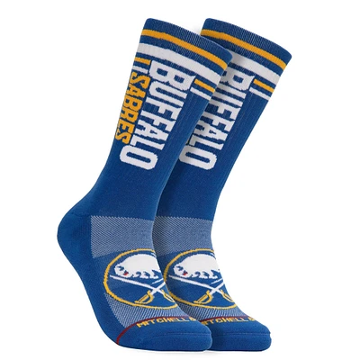 Men's Mitchell & Ness Royal Buffalo Sabres Power Play Crew Socks