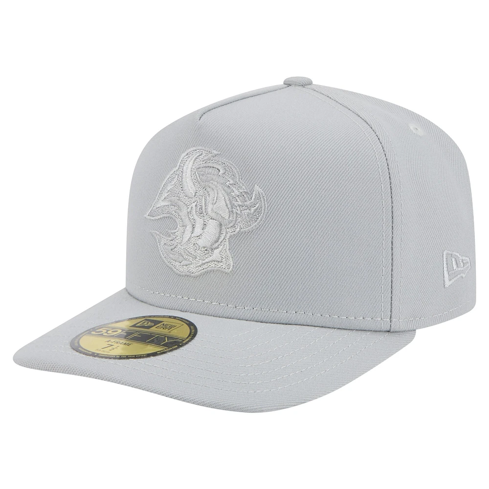 Casquette ajustée A-Frame 59FIFTY pour homme New Era avec pack de couleurs Buffalo Sabres gris