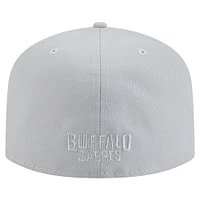 Casquette ajustée A-Frame 59FIFTY pour homme New Era avec pack de couleurs Buffalo Sabres gris