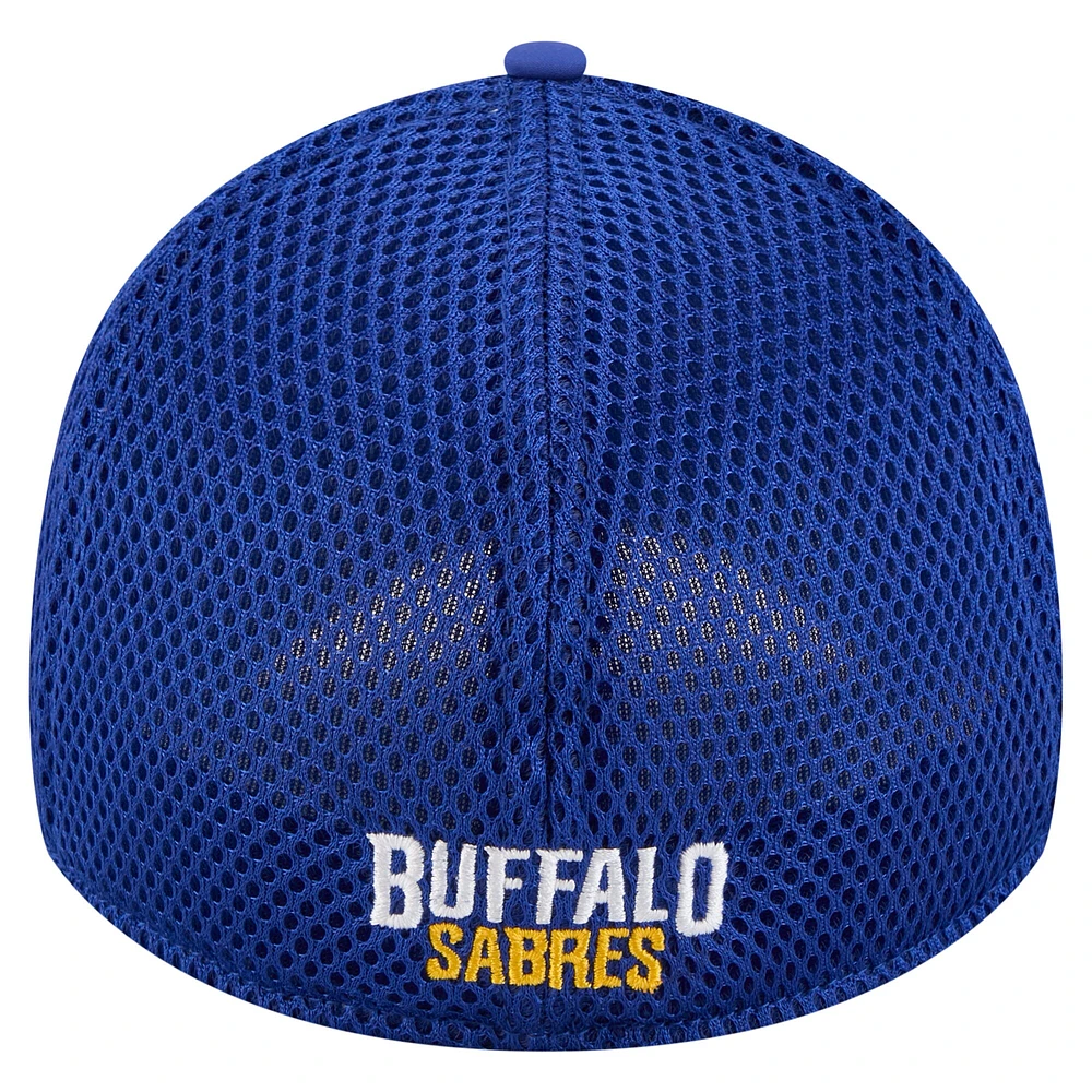 Casquette linéaire 39THIRTY Flex Royal Buffalo Sabres de New Era pour homme