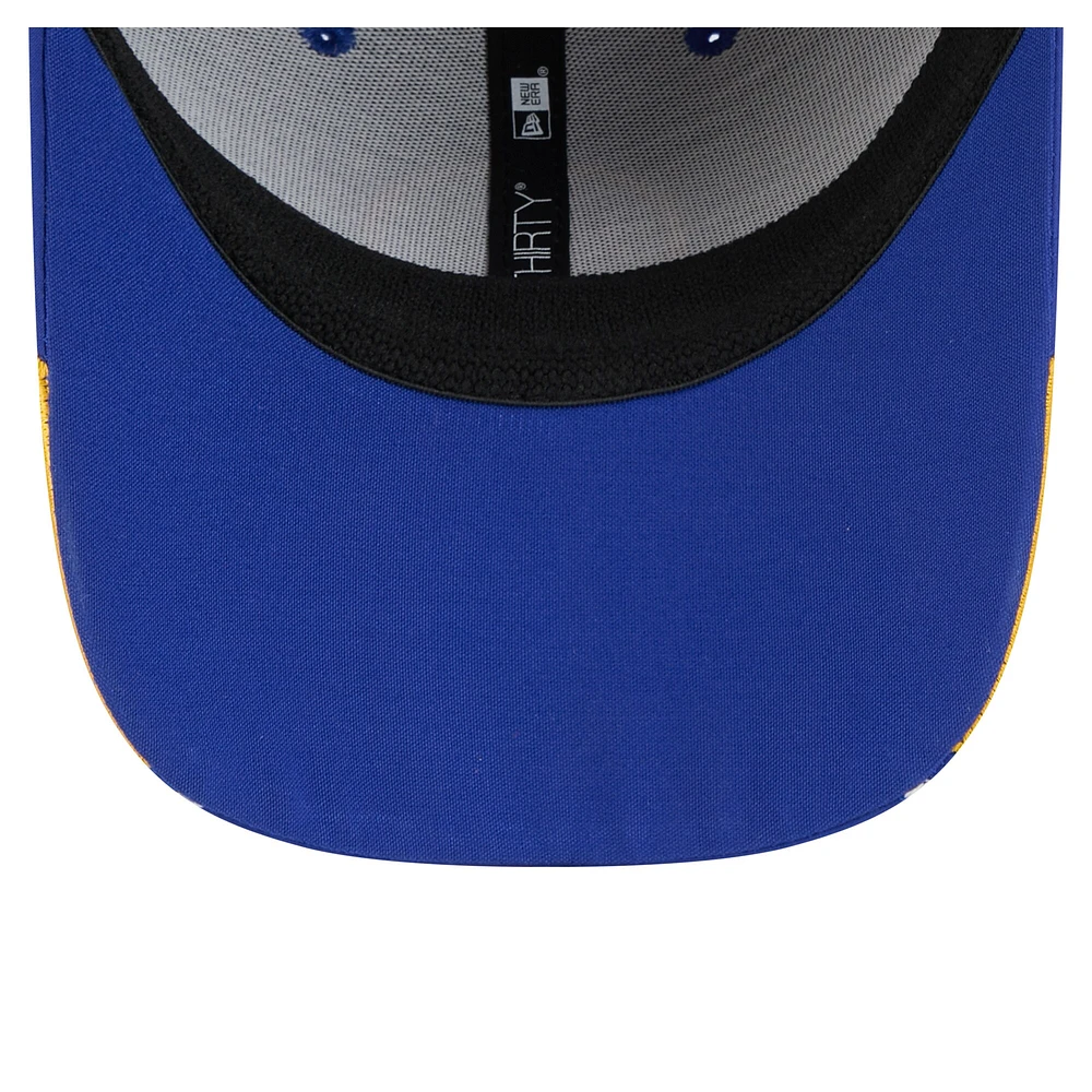 Casquette linéaire 39THIRTY Flex Royal Buffalo Sabres de New Era pour homme