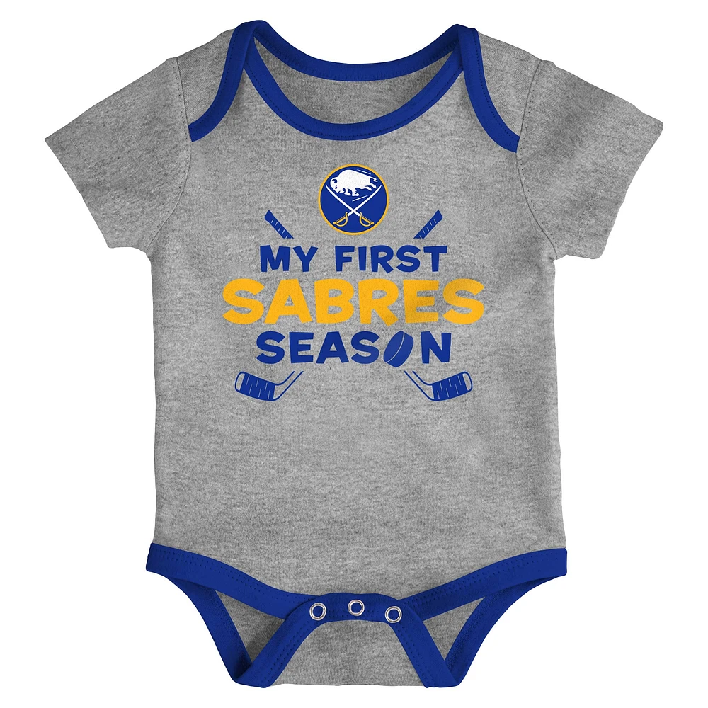 Ensemble de body trois pièces pour nouveau-né et bébé Buffalo Sabres Legend