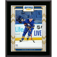 Plaque de joueur sublimée Rasmus Dahlin Buffalo Sabres 10,5" x 13"
