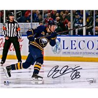 Rasmus Dahlin Buffalo Sabres Autographed 8'' x 10'' Blue Jersey Shooting Photograph