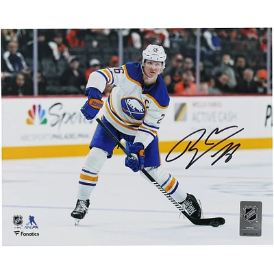 Rasmus Dahlin Buffalo Sabres Autographed 8" x 10" White Jersey Shooting Photograph