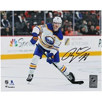 Rasmus Dahlin Buffalo Sabres Autographed 8" x 10" White Jersey Shooting Photograph