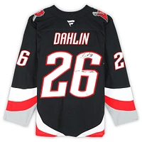 Rasmus Dahlin Buffalo Sabres Autographed Black Alternate Fanatics Premium Jersey with "21st Sabres Captain" Inscription - Limited Edition #1/10
