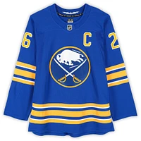 Maillot premium Royal Fanatics autographié par Rasmus Dahlin des Buffalo Sabres avec inscription « First Fanatics Jersey Signed » - Édition limitée n° 1/1