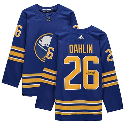 Rasmus Dahlin Royal Buffalo Sabres Autographed adidas 2020 Model Authentic Jersey