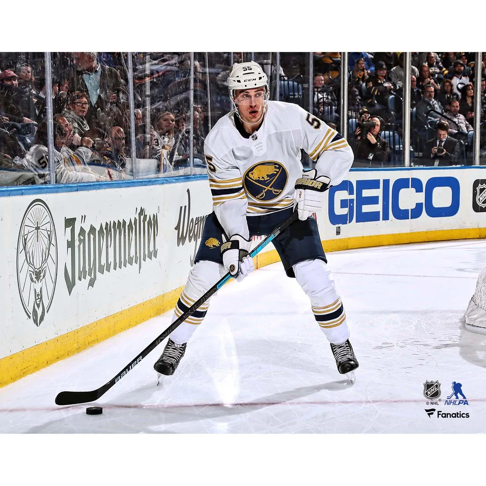 Rasmus Ristolainen Buffalo Sabres Unsigned 50th Anniversary Season Alternate Jersey Skating Photograph