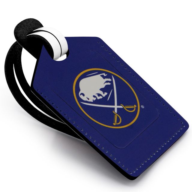 Étiquette de bagage en cuir personnalisée Royal Buffalo Sabres